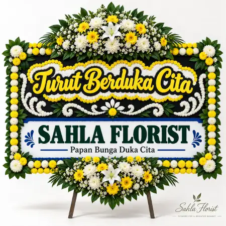 Papan Bunga Duka Tiban
