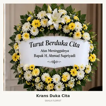 Krans Bunga Duka Tiban